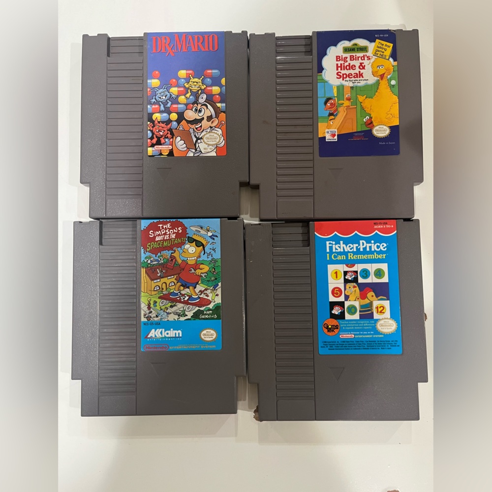 Vintage Nintendo games